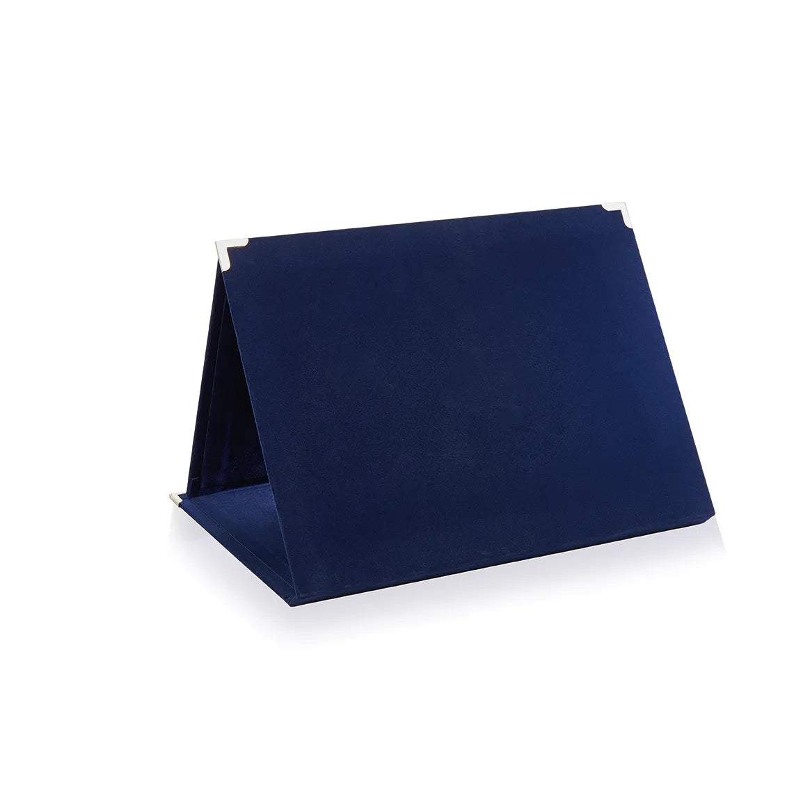 CARTELLA IN VELLUTO BLU