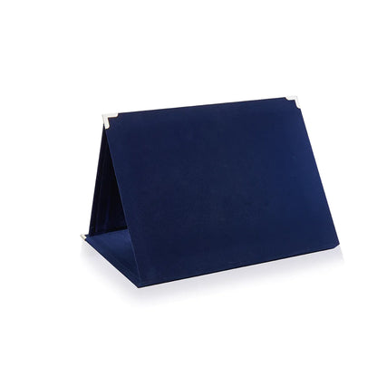 CARTELLA IN VELLUTO BLU