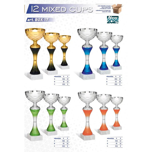 LOTTO 12 COPPE MISTE Art.BOX17
