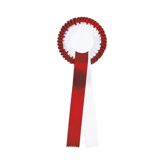COCCARDA BIANCO/ROSSO