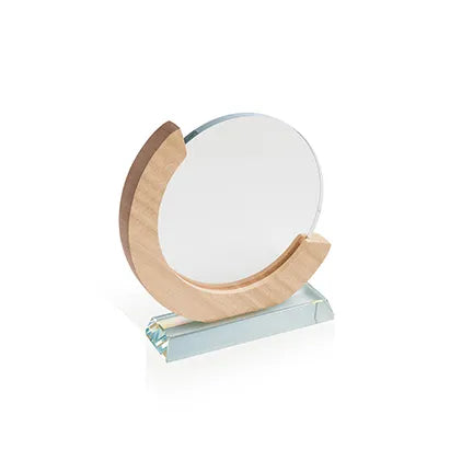SUPPORTO IN VETRO LEGNO CRY560