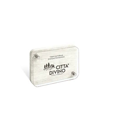 SUPPORTO IN VETRO LEGNO CRY580